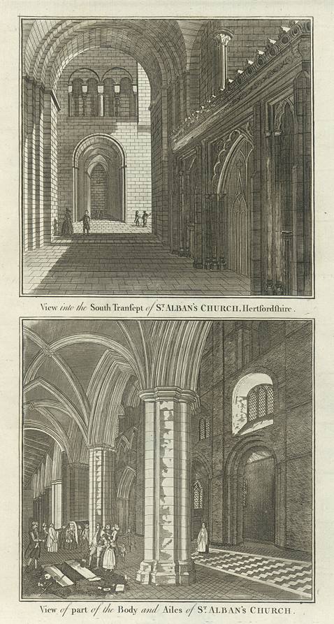 Hertfordshire, St. Alban's Church, 1786