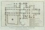 Plan of Hereford Cathedral, 1786