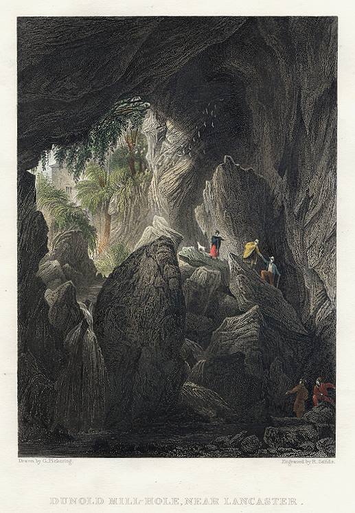 Lancaster, Dunold Mill-Hole cave, 1836