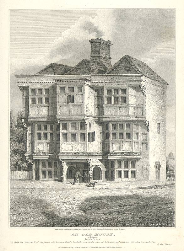 London, Old House in Islington, 1807