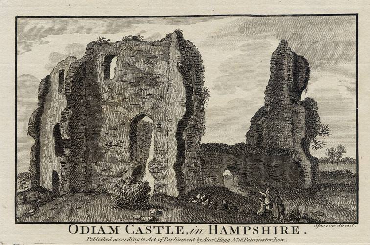 Hampshire, Odiam Castle, 1786