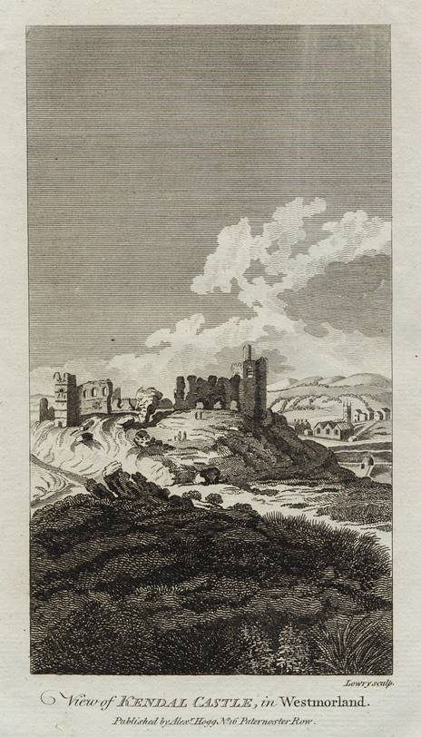 Westmoreland, Kendal Castle, 1786