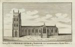 Wales, Bangor Cathedral, 1786