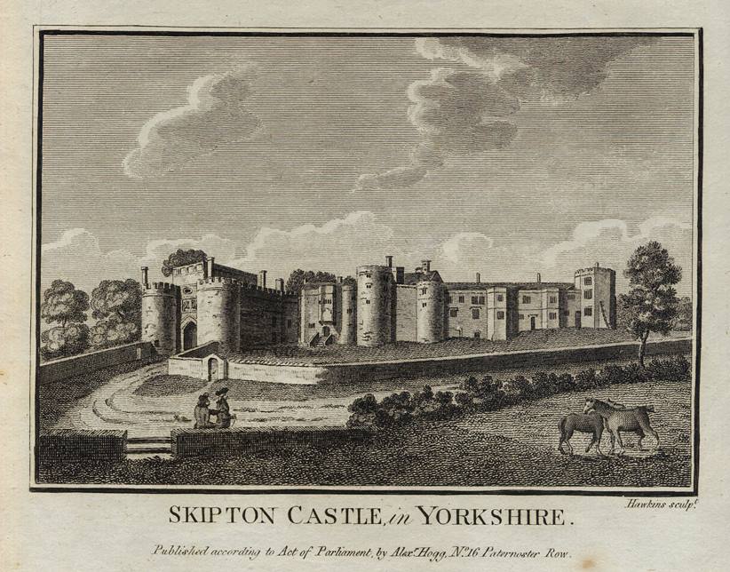 Yorkshire, Skipton Castle, 1786