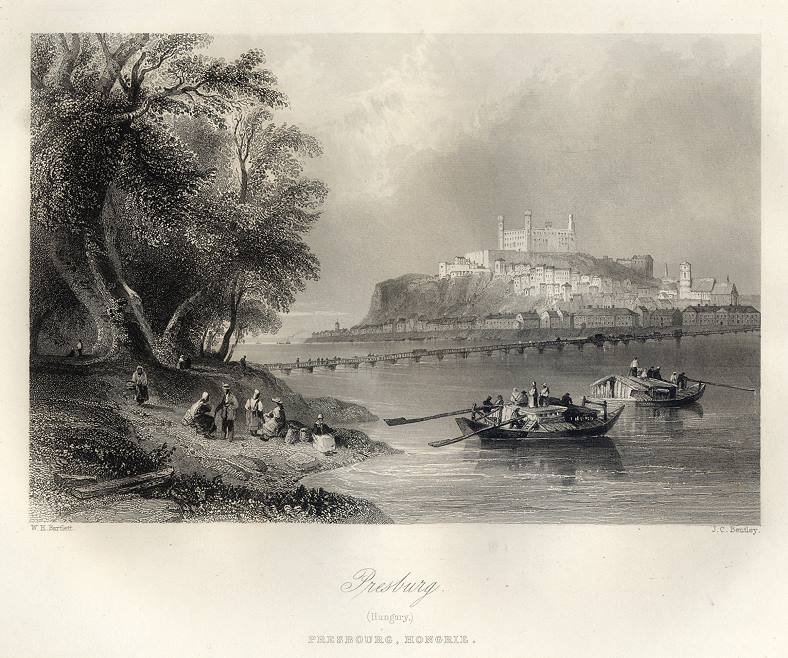 Hungary, Presburg (on the Danube), 1840