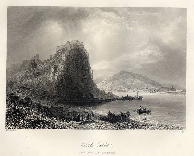 Austria, Castle of Theben (on the Danube), 1840