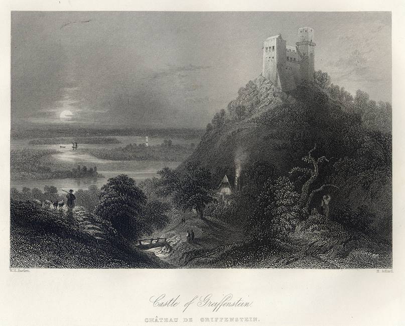 Germany, Castle of Greiffenstein, 1840