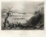 Austria, Bridge of Linz, 1840