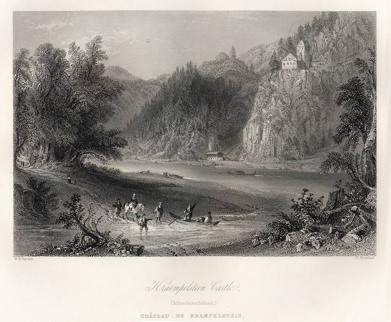 Austria, Kraempelstein Castle (Schneiderschlssel), 1840