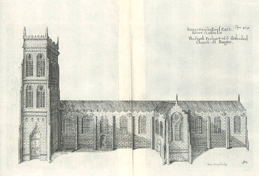 Bangor Cathedral, 1673 / 1718