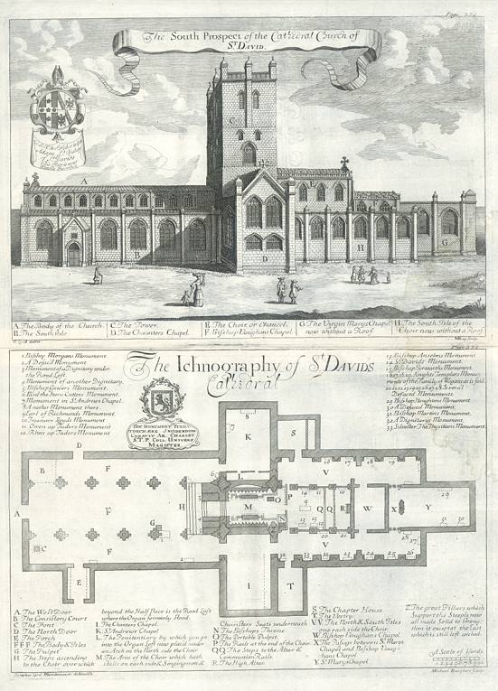 Wales, St. David's Cathedral, 1673 / 1718