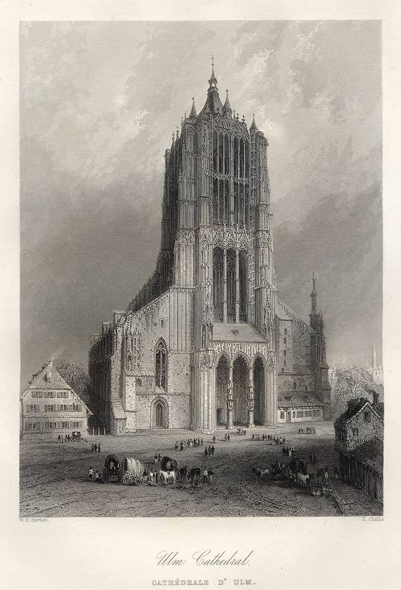 Germany, Ulm Cathedral, 1840