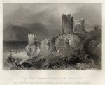 Romania, Drey Kule, Swinitza with remains of the Roman Fort, 1840