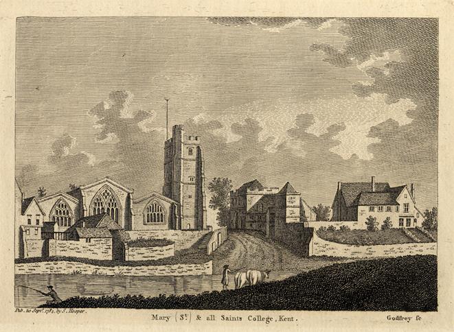 Kent, St. Mary and All Saints College, Maidstone, 1786