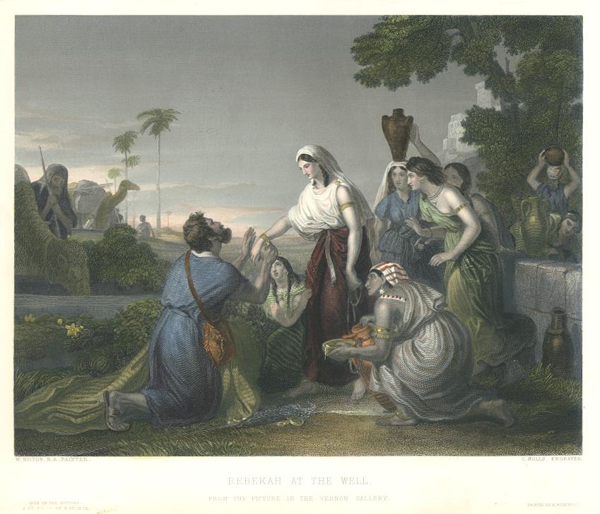 Rebekah at the Well, 1851