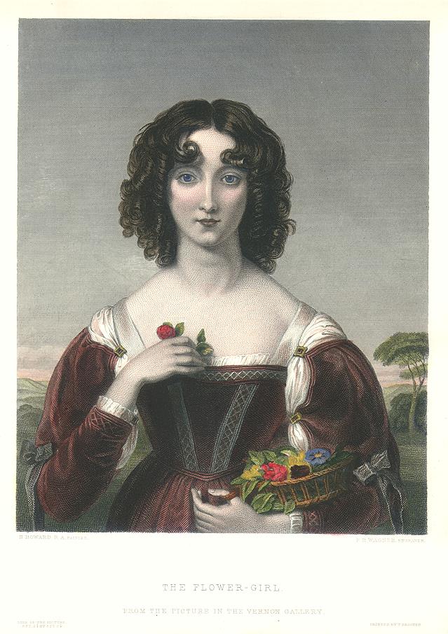 The Flower Girl, 1851