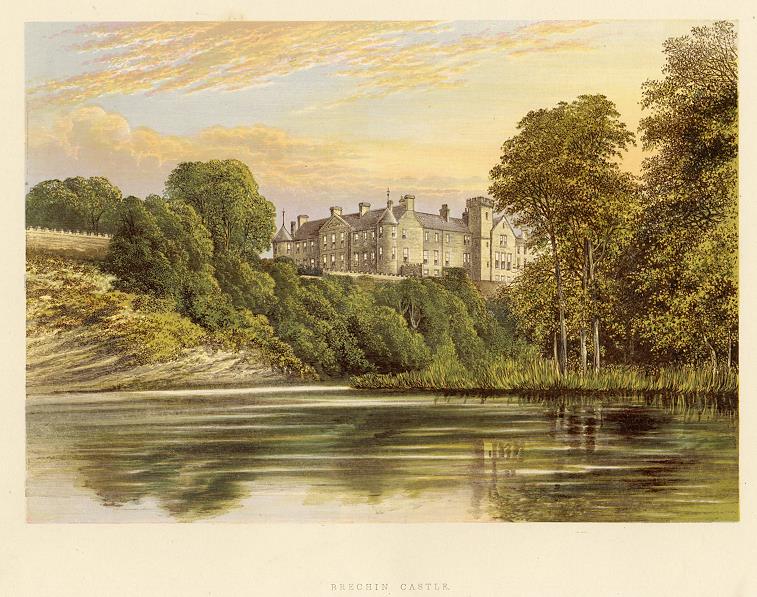 Scotland, Brechin Castle, 1880