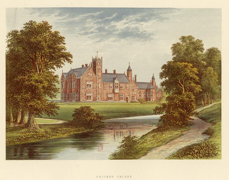 Yorkshire, Thicket Priory, 1880