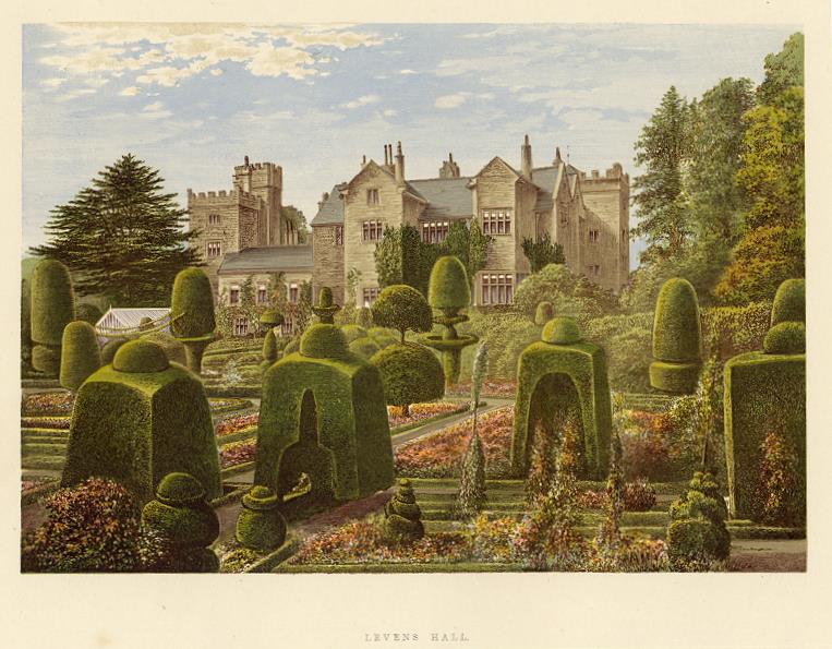 Westmoreland, Levens Hall, 1880