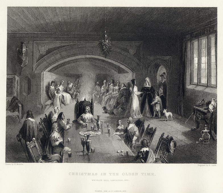 Christmas in the Olden Time, 1836