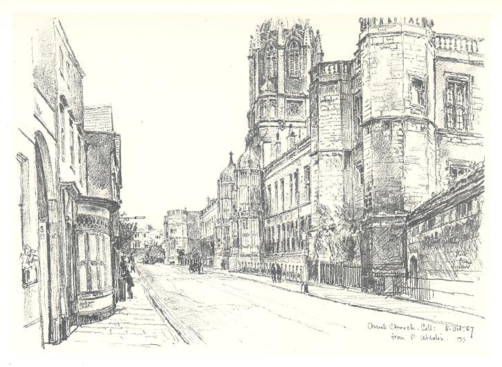 Oxford, Christ Church College, 1889