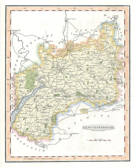 Gloucestershire, B.Baker, 1791