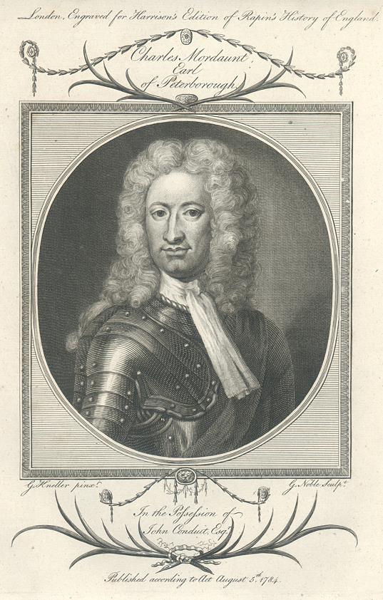 Charles Mordaunt, Earl of Peterborough, 1784