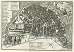 Netherlands (Holland), Amsterdam city plan, 1800