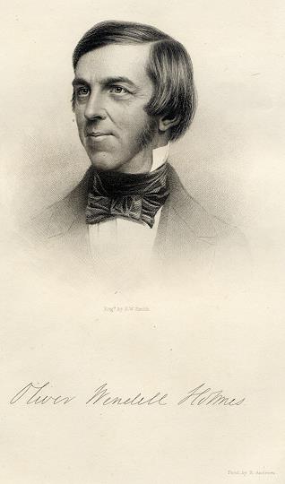 Oliver Wendell Holmes, 1855