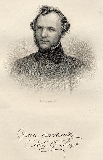 John G. Saxe, 1855