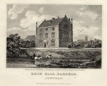 Suffolk, Rose Hall, Barsham, 1819