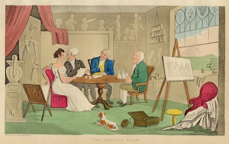 Dr. Syntax, The Artist's Room, 1840