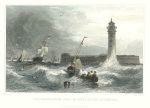 Liverpool, Black-Rock Fort & Lighthouse, 1832