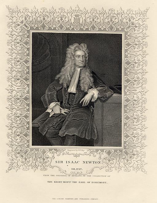 Sir Isaac Newton, 1855