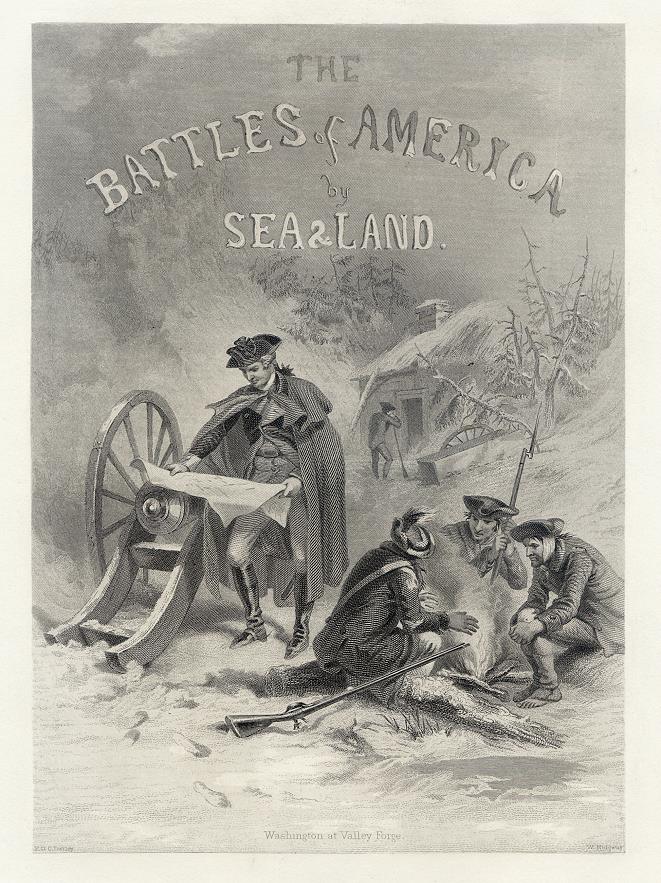 USA history, Title Page to Battles of America,  1878