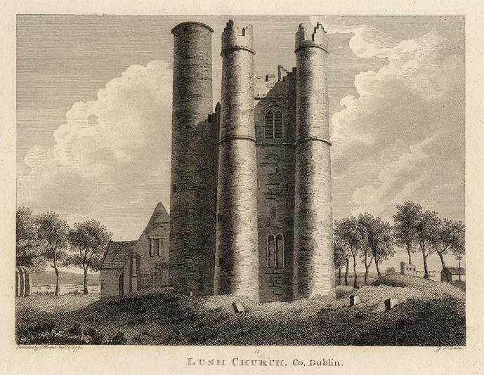 Ireland, Lush Church (Co. Dublin), 1786