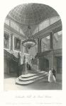 London, Goldsmith's Hall Grand Staircase, 1845