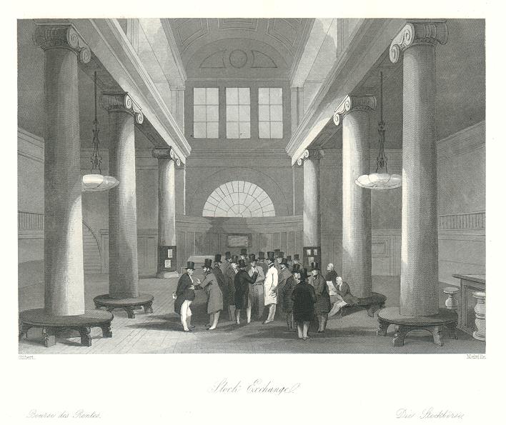 London, Stock Exchange, 1845