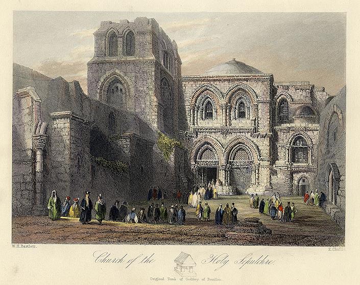 Jerusalem, Church of the Holy Sepulchre, 1860