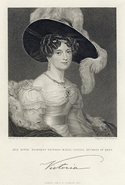 Victoria Mary Louise, Duchess of Kent, 1832