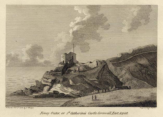 Cornwall, St. Catherine's Castle at Fowey, 1786