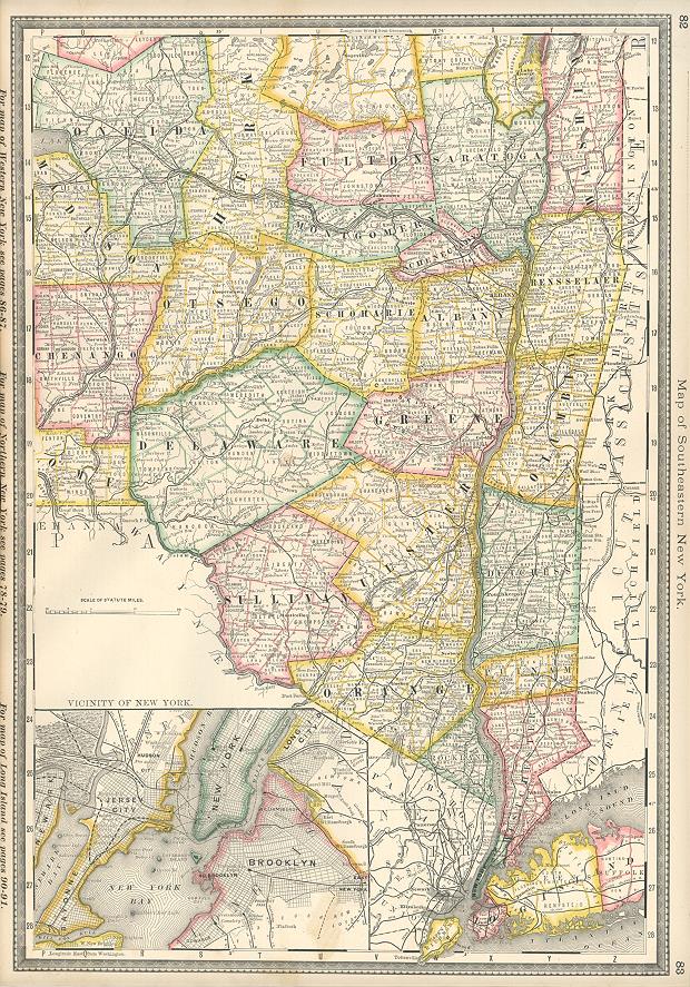 USA, South Eastern New York, Hardesty, 1884