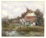 Kent, Cottage at Headcorn, watercolour, about 1870