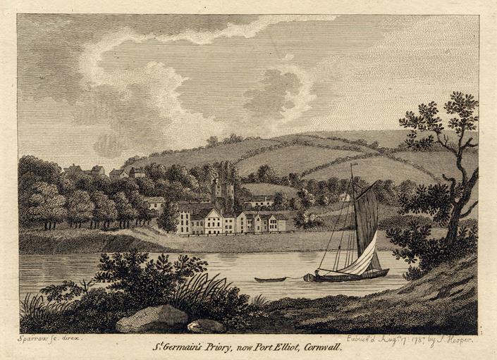 Cornwall, St. Germains Priory, (Port Eliot), 1786