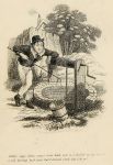 Fishing caricature, Robert Seymour, 1835 / 1878