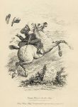 Cockney sporting caricature, equestrian, Robert Seymour, 1835 / 1878