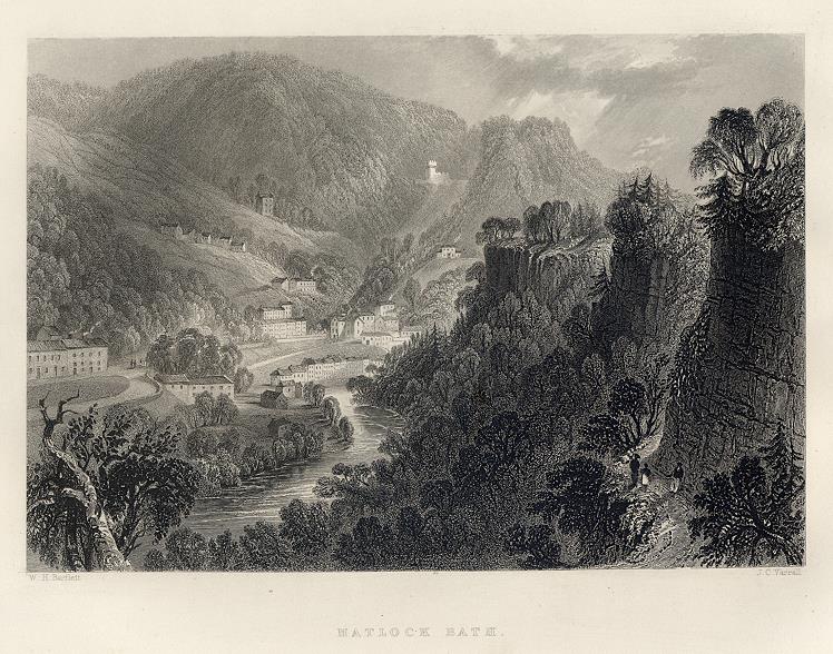 Derbyshire, Matlock Bath, 1842