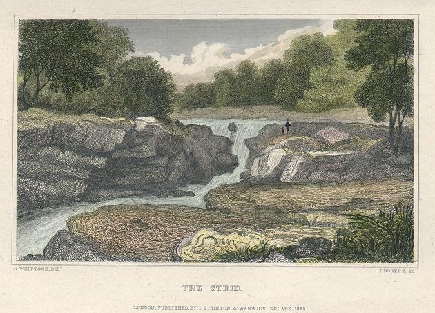 Yorkshire, The Strid, 1829