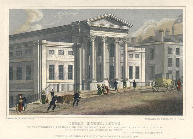 Yorkshire, Leeds, Court House, 1829