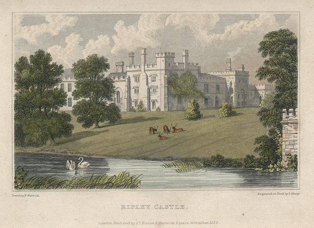 Yorkshire, Ripley Castle, 1829